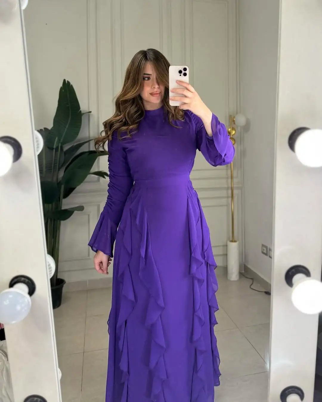 Butter flay Gown Violet